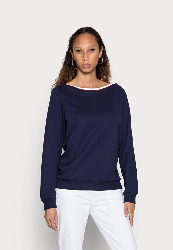 Pulls De Golf ANNA FIELD Anna Field Boat Neck Bleu Marine Femme | RON-4324019